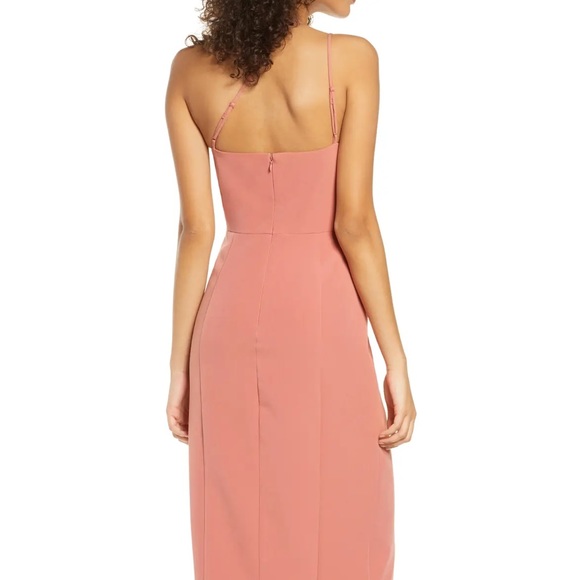 NWOT WAYF The Lenore One Shoulder Column Dress - Picture 3 of 15